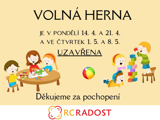 Volná herna uzavření