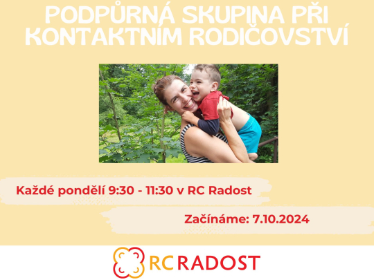 PODPŮRNÁ SKUPINA PŘI KONTAKTNÍM RODIČOVSTVÍ